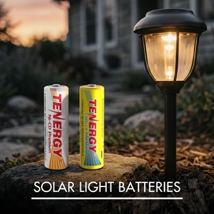 rechargeable power for solar garden lights