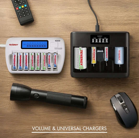 Charger guide for rechargeable AA batteries